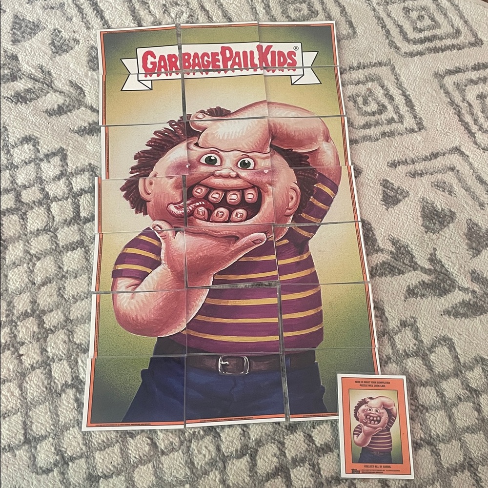 Garbage Pail Kids Chrome Series 5 Complete Puzzle Poster HANDY RANDY